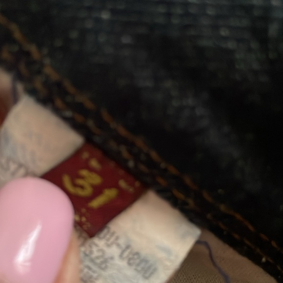 7 For All Mankind Flynt Jeans Boot Cut Dark Wash Denim Size 31 - Picture 4 of 16